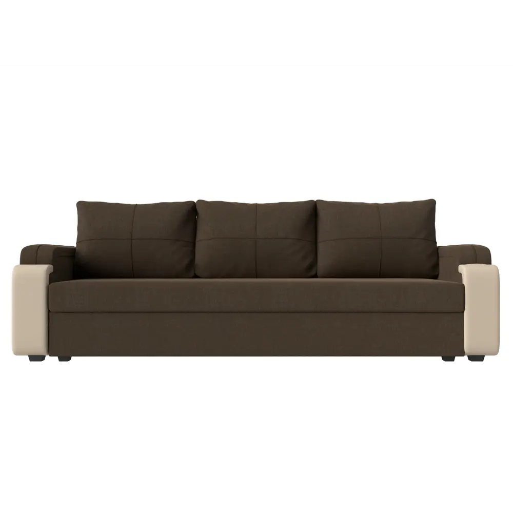 Фото 6 Диван Лига Диванов Николь Лайт 112777 225x99x100 см рогожка цвет коричневый