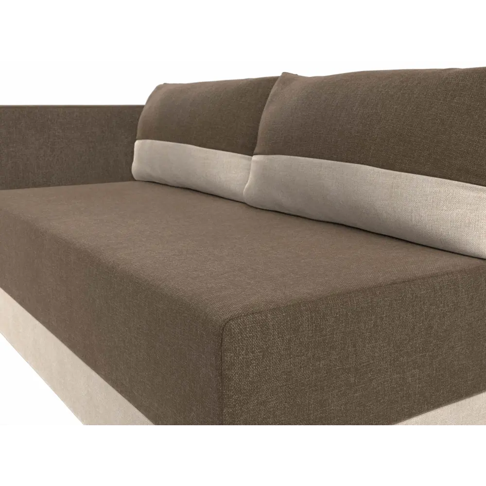 Фото 3 Диван Лига Диванов Никас 105210L 150x73x82 см рогожка цвет коричневый Фото 3 Диван Лига Диванов Никас 105210L 150x73x82 см рогожка цвет коричневый