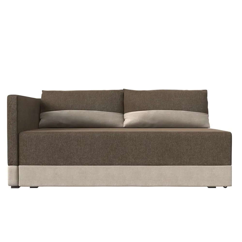 Фото 2 Диван Лига Диванов Никас 105210L 150x73x82 см рогожка цвет коричневый Фото 2 Диван Лига Диванов Никас 105210L 150x73x82 см рогожка цвет коричневый