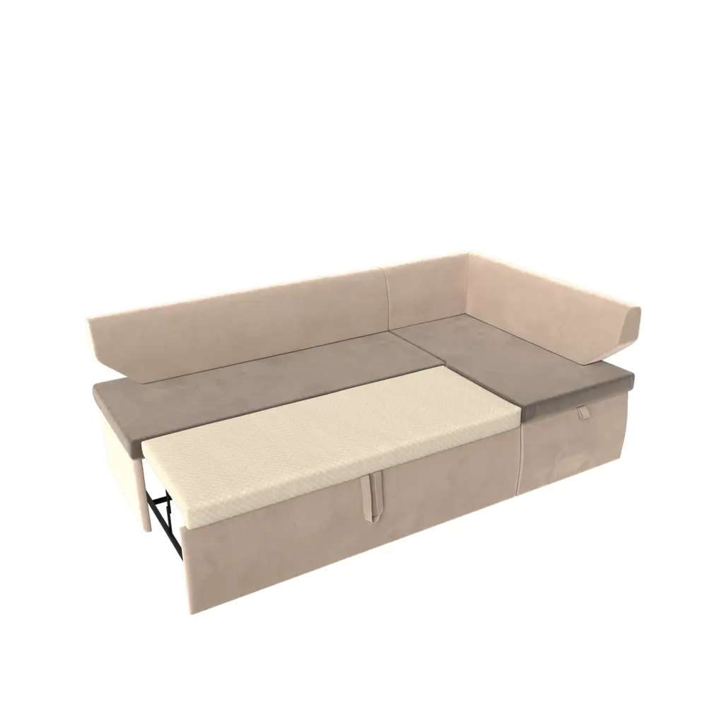 Фото 6 Диван кухонный Лига Диванов Омура 113200 188x79x110 см велюр цвет коричневый