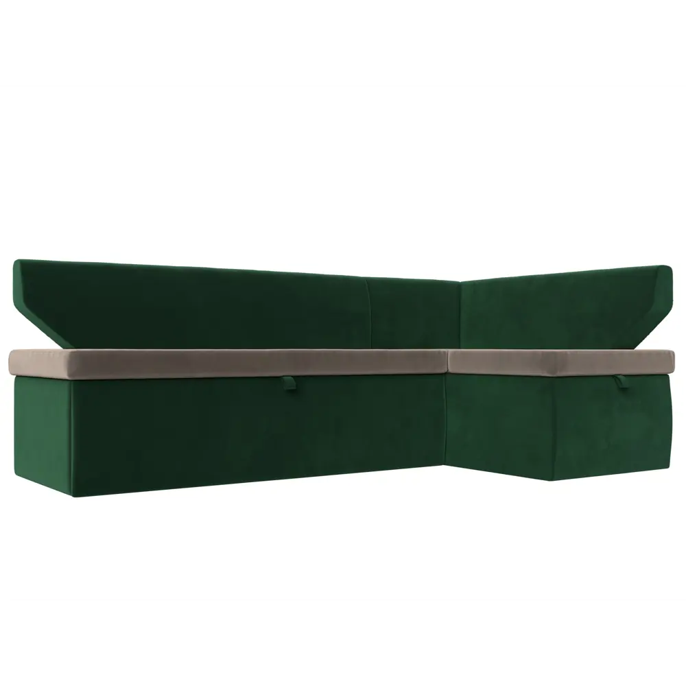 Фото Диван кухонный Лига Диванов Омура 113202 188x79x110 см велюр цвет коричневый