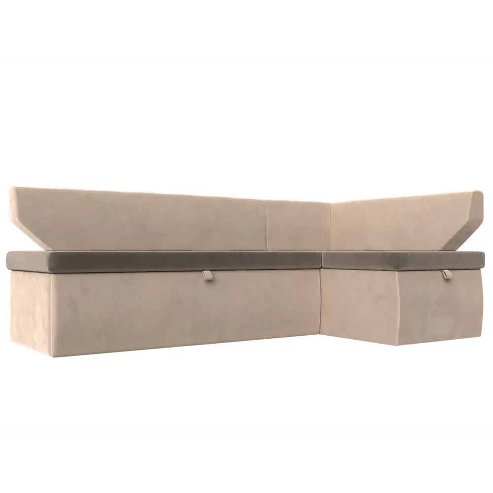 Фото Диван кухонный Лига Диванов Омура 113200 188x79x110 см велюр цвет коричневый