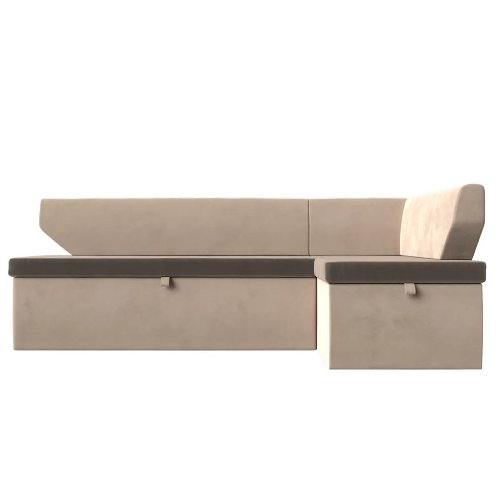 Фото 2 Диван кухонный Лига Диванов Омура 113200 188x79x110 см велюр цвет коричневый