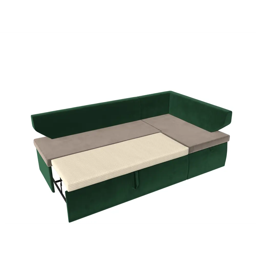 Фото 6 Диван кухонный Лига Диванов Омура 113202 188x79x110 см велюр цвет коричневый