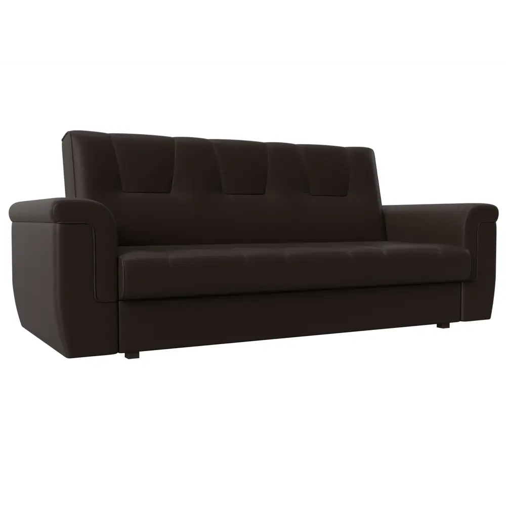 Фото Диван Лига Диванов Эллиот 107499 236x98x97 см искусственная кожа цвет коричневый Фото Диван Лига Диванов Эллиот 107499 236x98x97 см искусственная кожа цвет коричневый