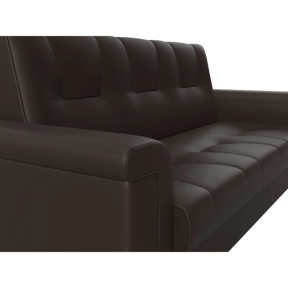 Фото 4 Диван Лига Диванов Эллиот 107499 236x98x97 см искусственная кожа цвет коричневый Фото 4 Диван Лига Диванов Эллиот 107499 236x98x97 см искусственная кожа цвет коричневый