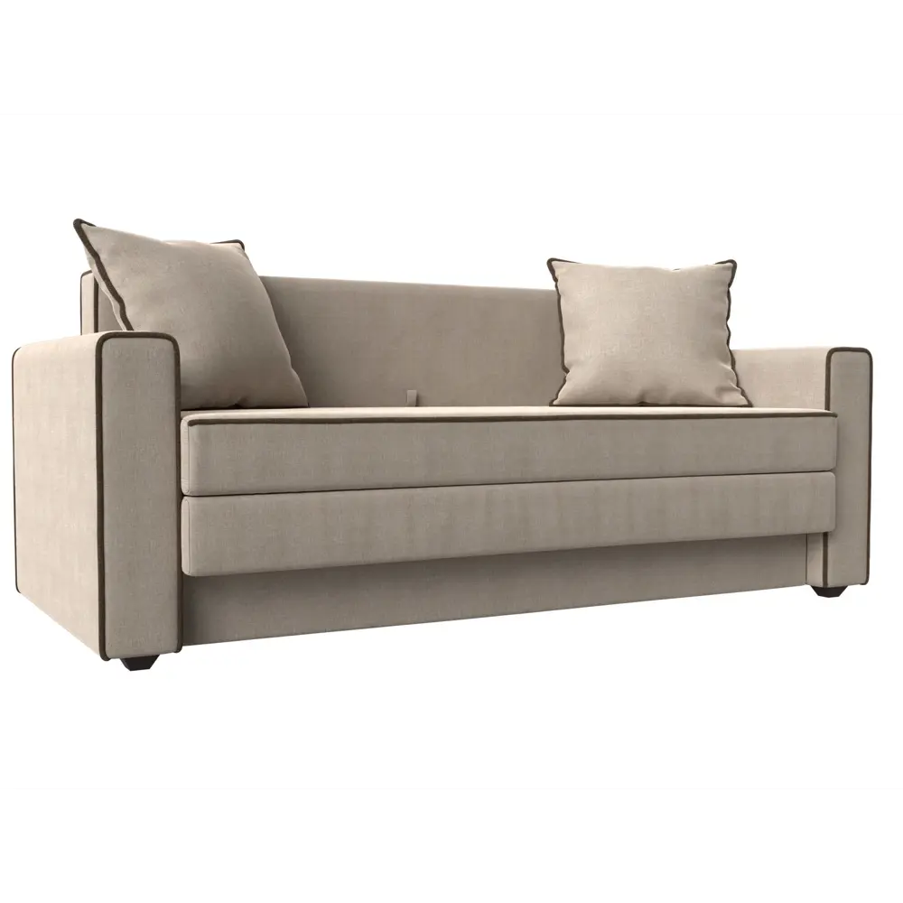 Фото Диван Лига Диванов Лига-012 117567 158x78x87 см рогожка цвет бежевый Фото Диван Лига Диванов Лига-012 117567 158x78x87 см рогожка цвет бежевый