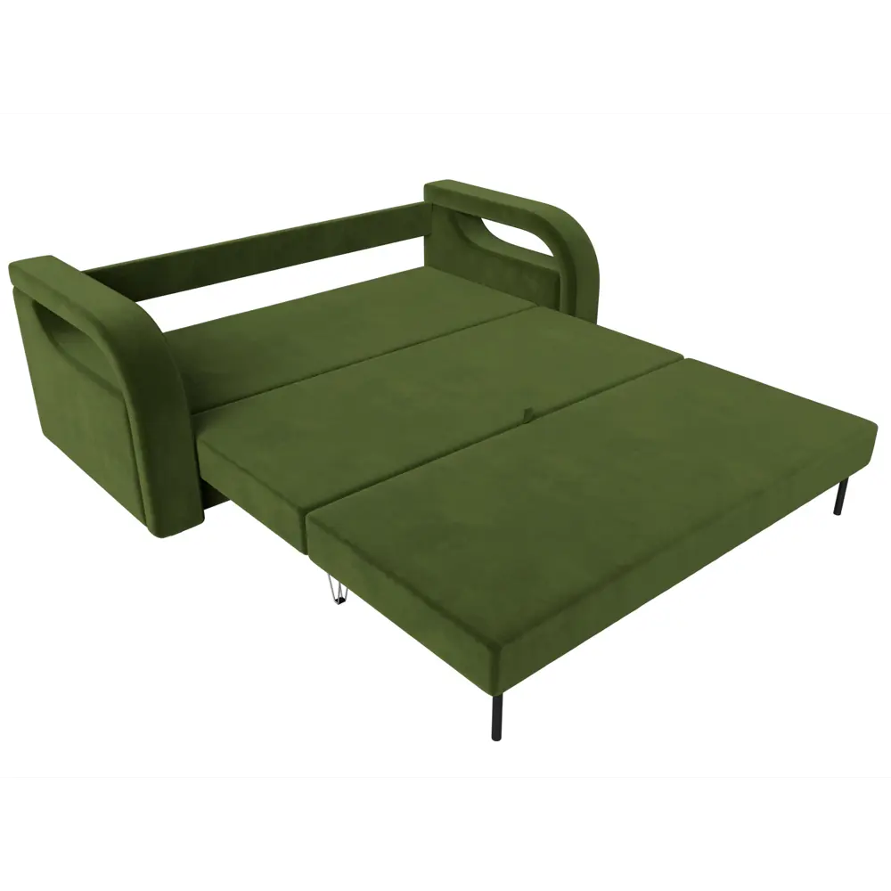 Фото 6 Диван Лига Диванов Лига-014 117429 164x78x90 см вельвет цвет зеленый