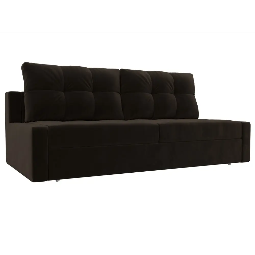 Фото Диван Лига Диванов Мартин 111001 178x95x93 см вельвет цвет коричневый