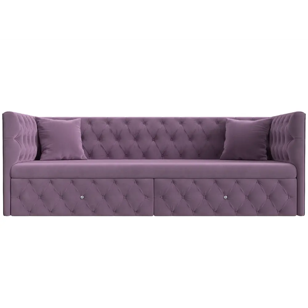 Фото 2 Диван детский прямой Найс Лига диванов 107114 200x77x87 см микровельвет цвет сиреневый Фото 2 Диван детский прямой Найс Лига диванов 107114 200x77x87 см микровельвет цвет сиреневый