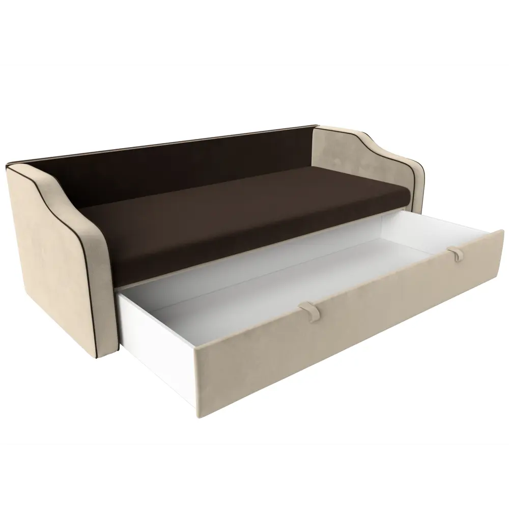 Фото 6 Диван Лига Диванов Рико 107351 208x73x99 см вельвет цвет коричневый Фото 6 Диван Лига Диванов Рико 107351 208x73x99 см вельвет цвет коричневый