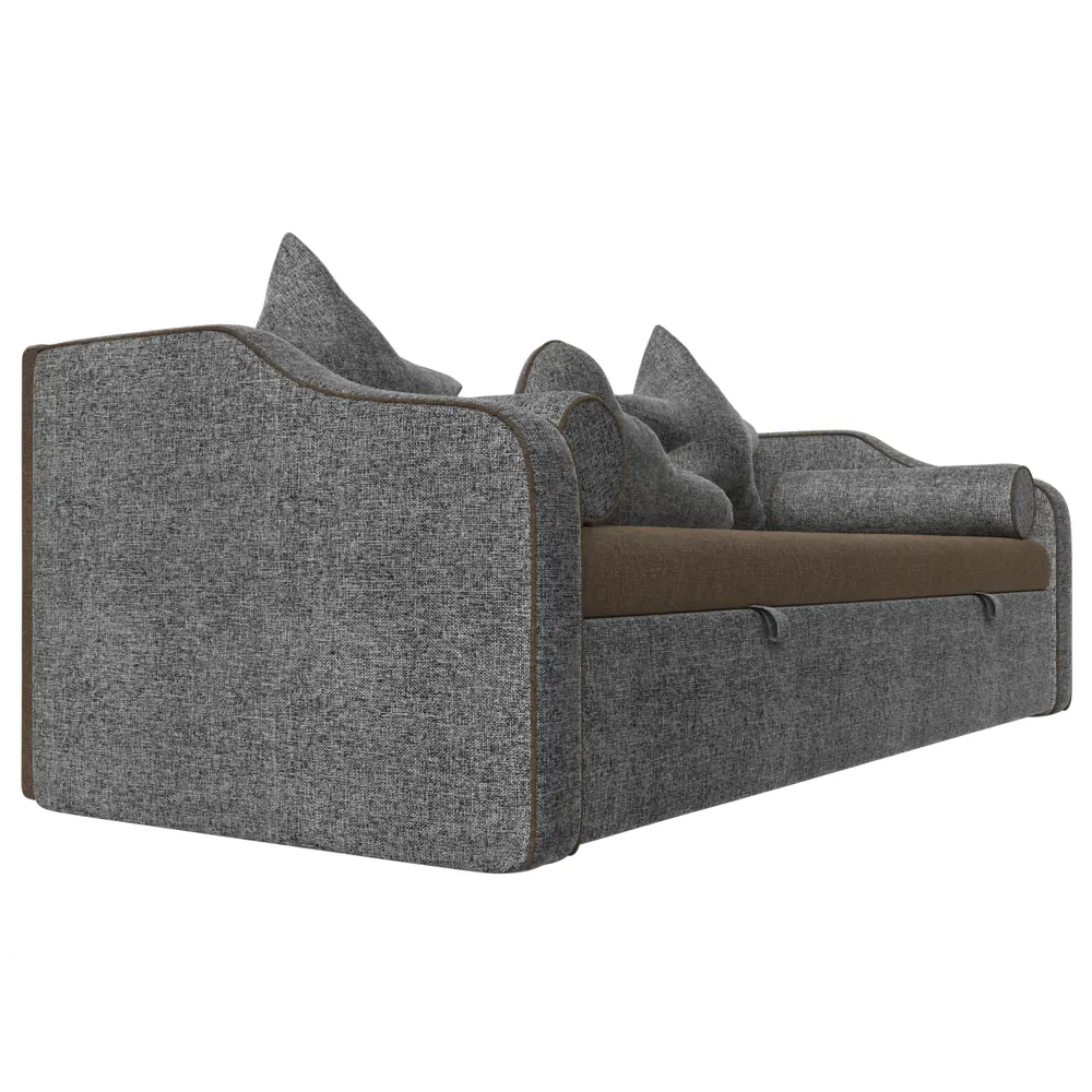 Фото 3 Диван Лига Диванов Рико 107360 208x73x99 см рогожка цвет коричневый Фото 3 Диван Лига Диванов Рико 107360 208x73x99 см рогожка цвет коричневый