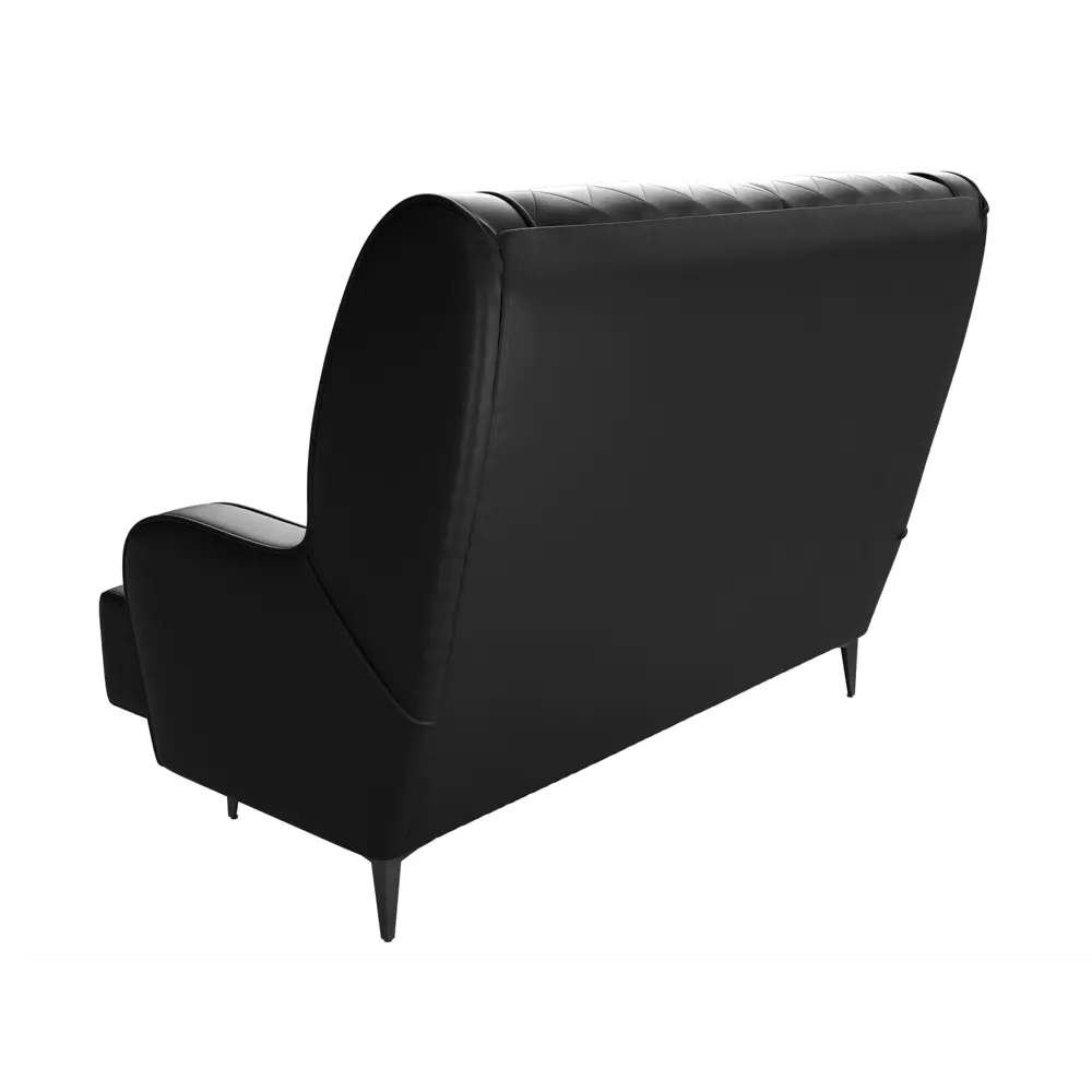 Фото 6 Диван прямой Неаполь 2-х местный Лига диванов 113186 135x101x77 см экокожа цвет черный Фото 6 Диван прямой Неаполь 2-х местный Лига диванов 113186 135x101x77 см экокожа цвет черный