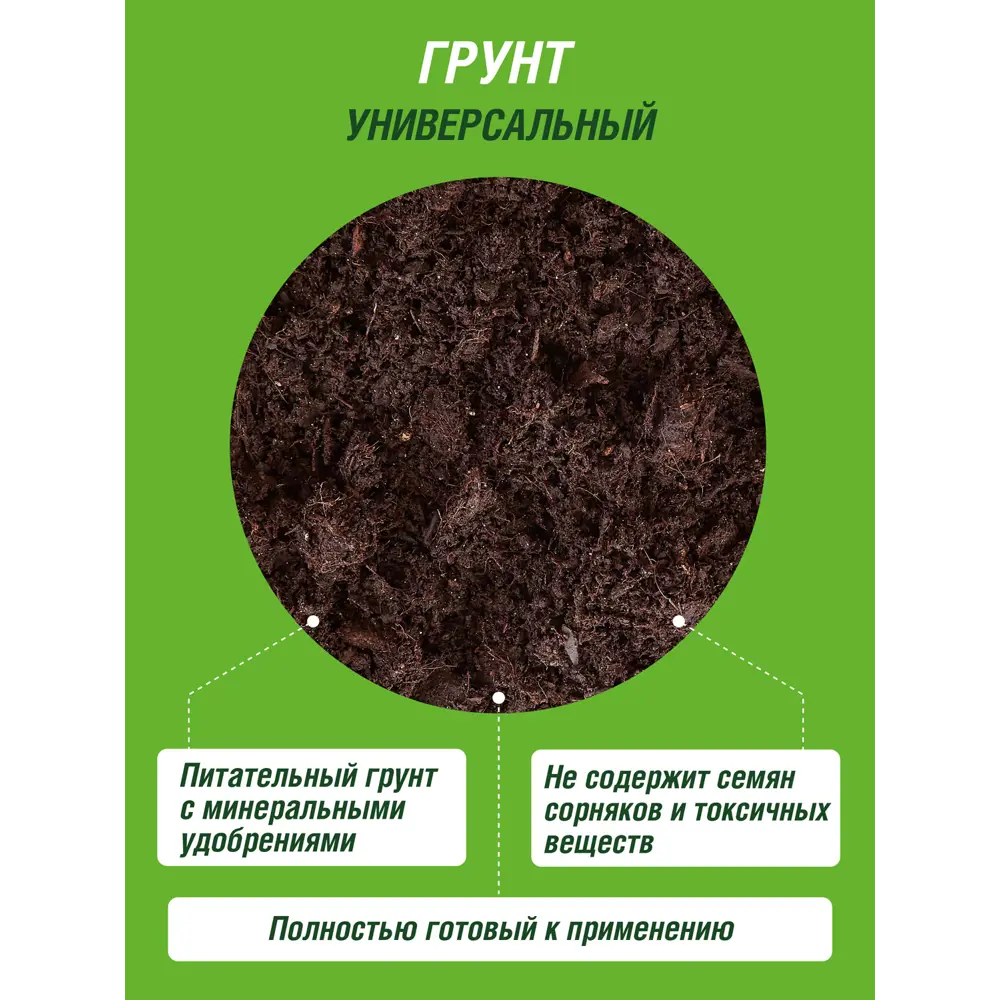 Фото 4 Грунт Щедрая земля универсальный НЦС, 10л Фото 4 Грунт Щедрая земля универсальный НЦС, 10л