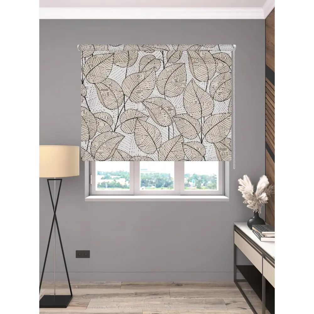 Фото 3 Рулонная штора Decofest Оскуро 65x160 см цвет бежевый Фото 3 Рулонная штора Decofest Оскуро 65x160 см цвет бежевый