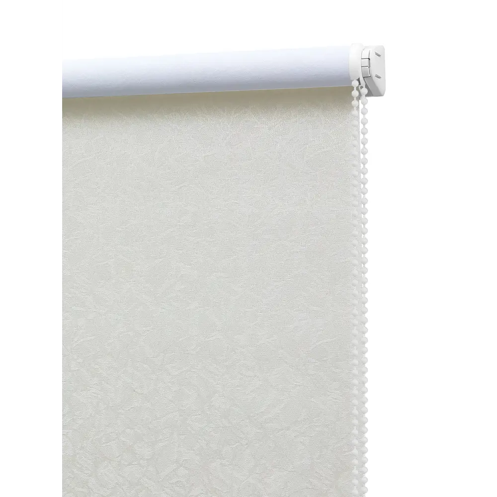 Фото Рулонная штора Decofest Катальпа блэкаут 80x160 см цвет молочный