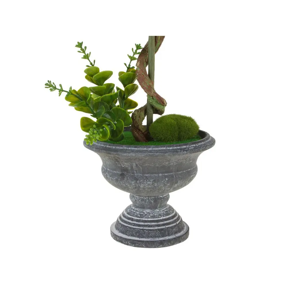 Фото 4 Растение искусственное Самшит в кашпо 16xH37 см