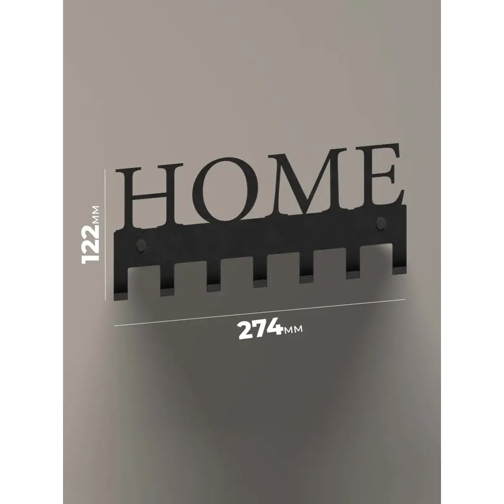 Фото 2 Настенная ключница Ilikpro NF.280.260.R9005 сталь 12.2x27.4 см цвет черный Фото 2 Настенная ключница Ilikpro NF.280.260.R9005 сталь 12.2x27.4 см цвет черный