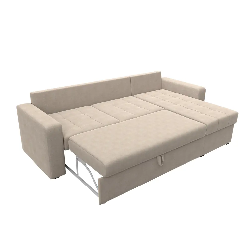 Фото 7 Диван Лига Диванов Камелот 28984 232x90x155 см рогожка цвет бежевый