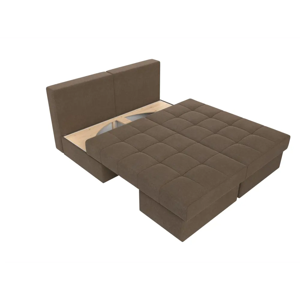 Фото 10 Диван Лига Диванов Сплит 101964 242x84x92 см рогожка цвет коричневый Фото 10 Диван Лига Диванов Сплит 101964 242x84x92 см рогожка цвет коричневый