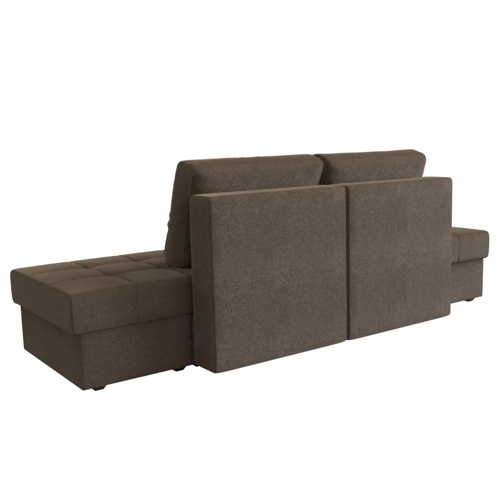 Фото 5 Диван Лига Диванов Сплит 101964 242x84x92 см рогожка цвет коричневый Фото 5 Диван Лига Диванов Сплит 101964 242x84x92 см рогожка цвет коричневый