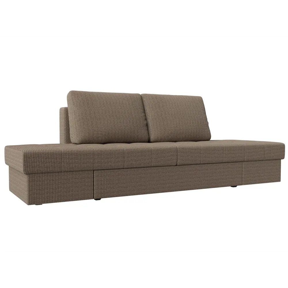 Фото Диван Лига Диванов Сплит 101971 242x84x92 см рогожка цвет коричневый Фото Диван Лига Диванов Сплит 101971 242x84x92 см рогожка цвет коричневый