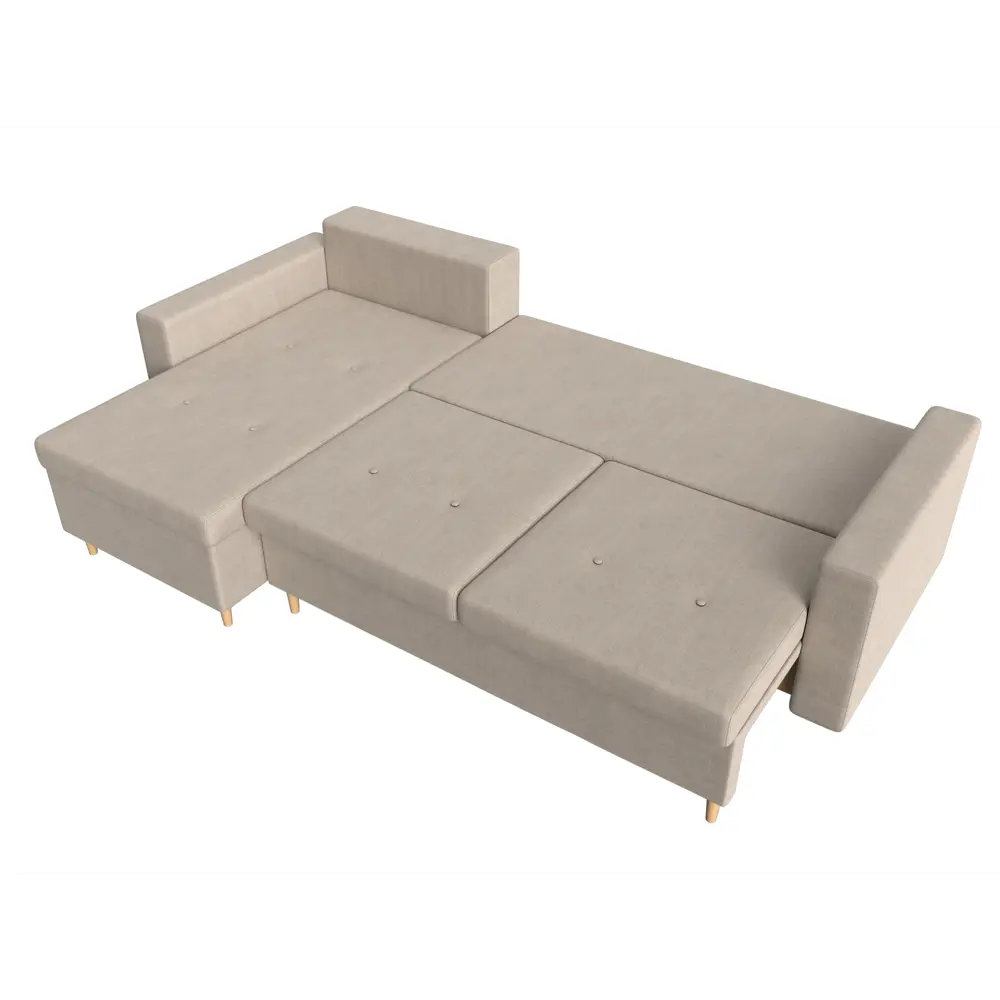 Фото 7 Диван Лига Диванов Белфаст 28727L 225x93x148 см рогожка цвет бежевый