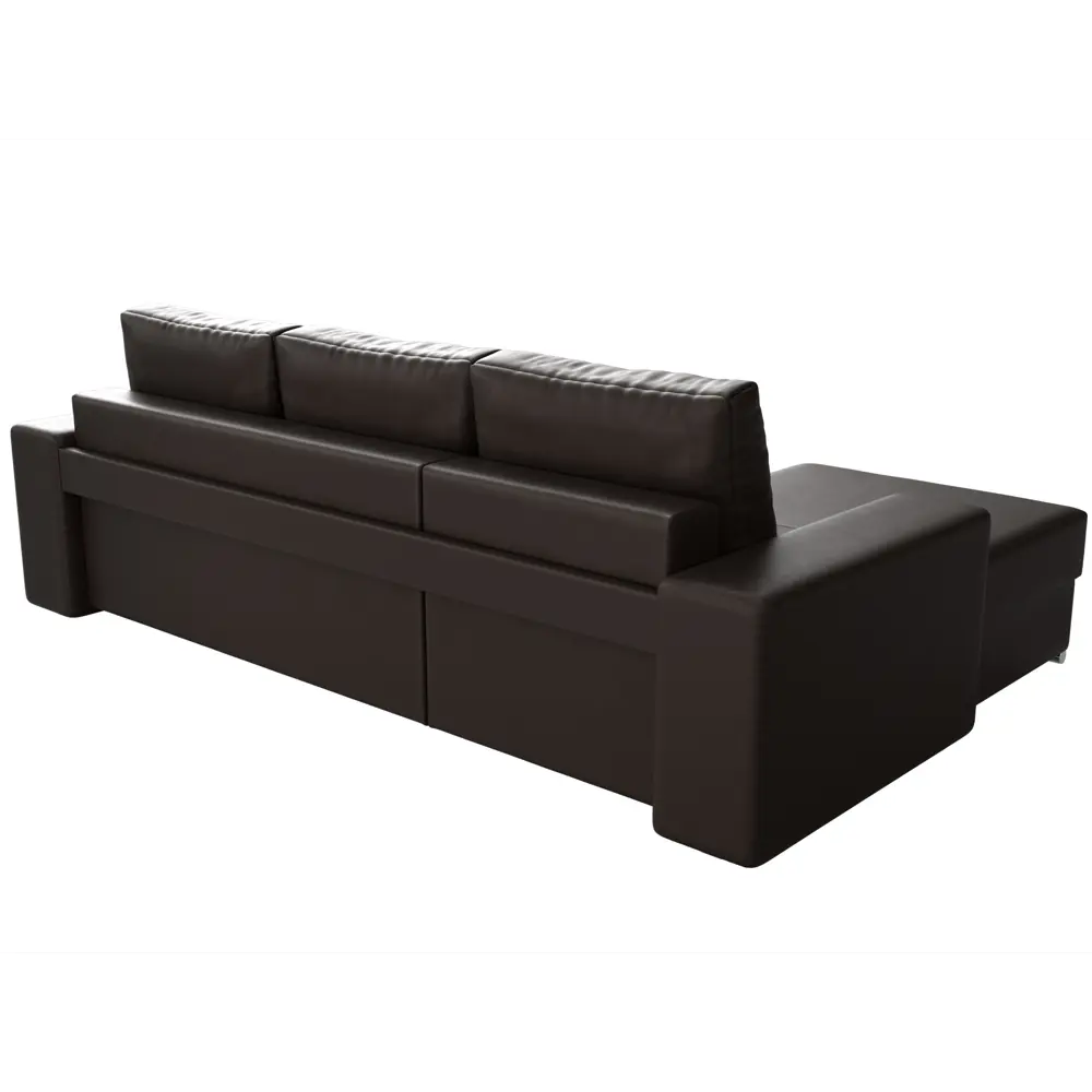 Фото 9 Диван Лига Диванов Дрезден 111810L 283x93x177 см искусственная кожа цвет коричневый Фото 9 Диван Лига Диванов Дрезден 111810L 283x93x177 см искусственная кожа цвет коричневый