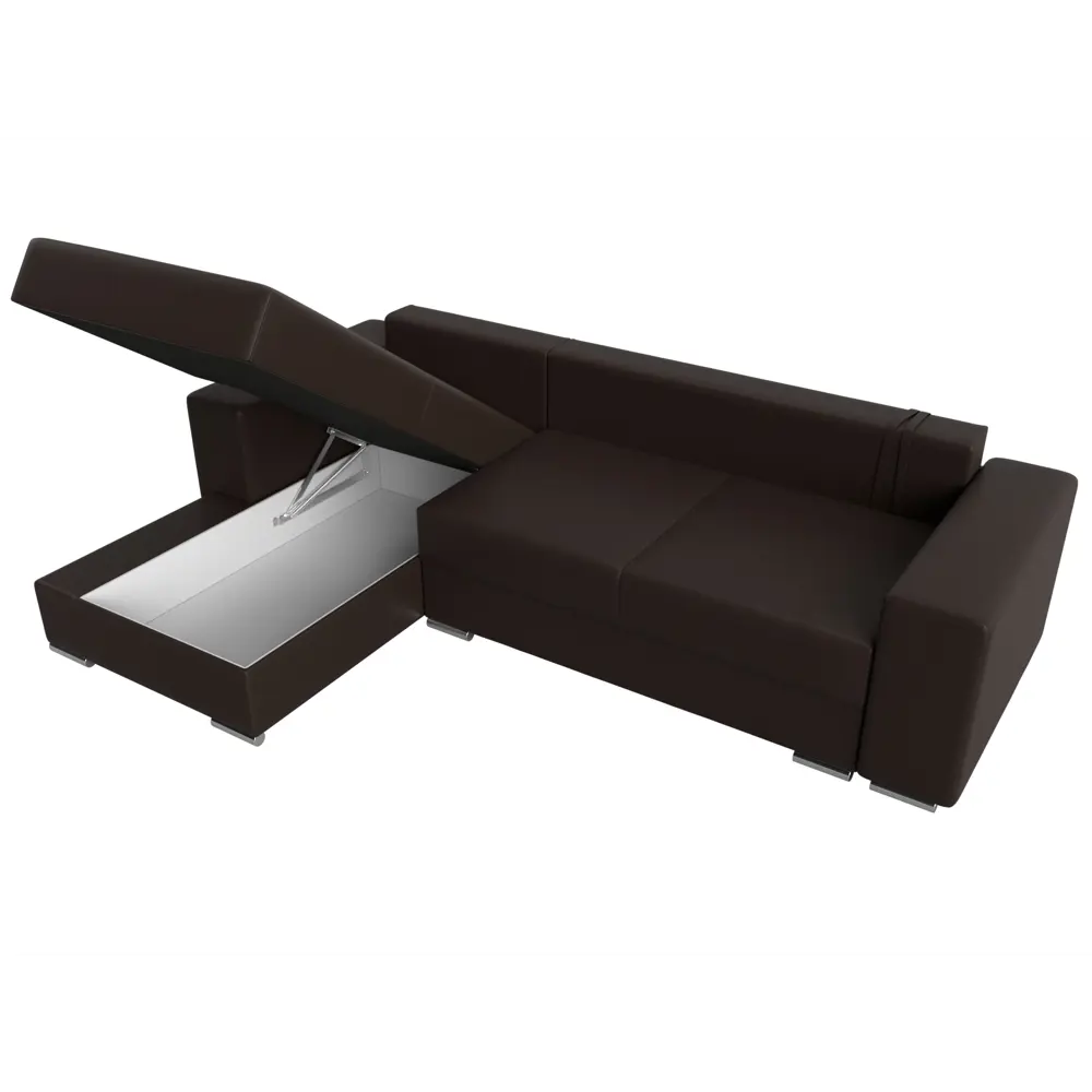 Фото 8 Диван Лига Диванов Дрезден 111810L 283x93x177 см искусственная кожа цвет коричневый Фото 8 Диван Лига Диванов Дрезден 111810L 283x93x177 см искусственная кожа цвет коричневый