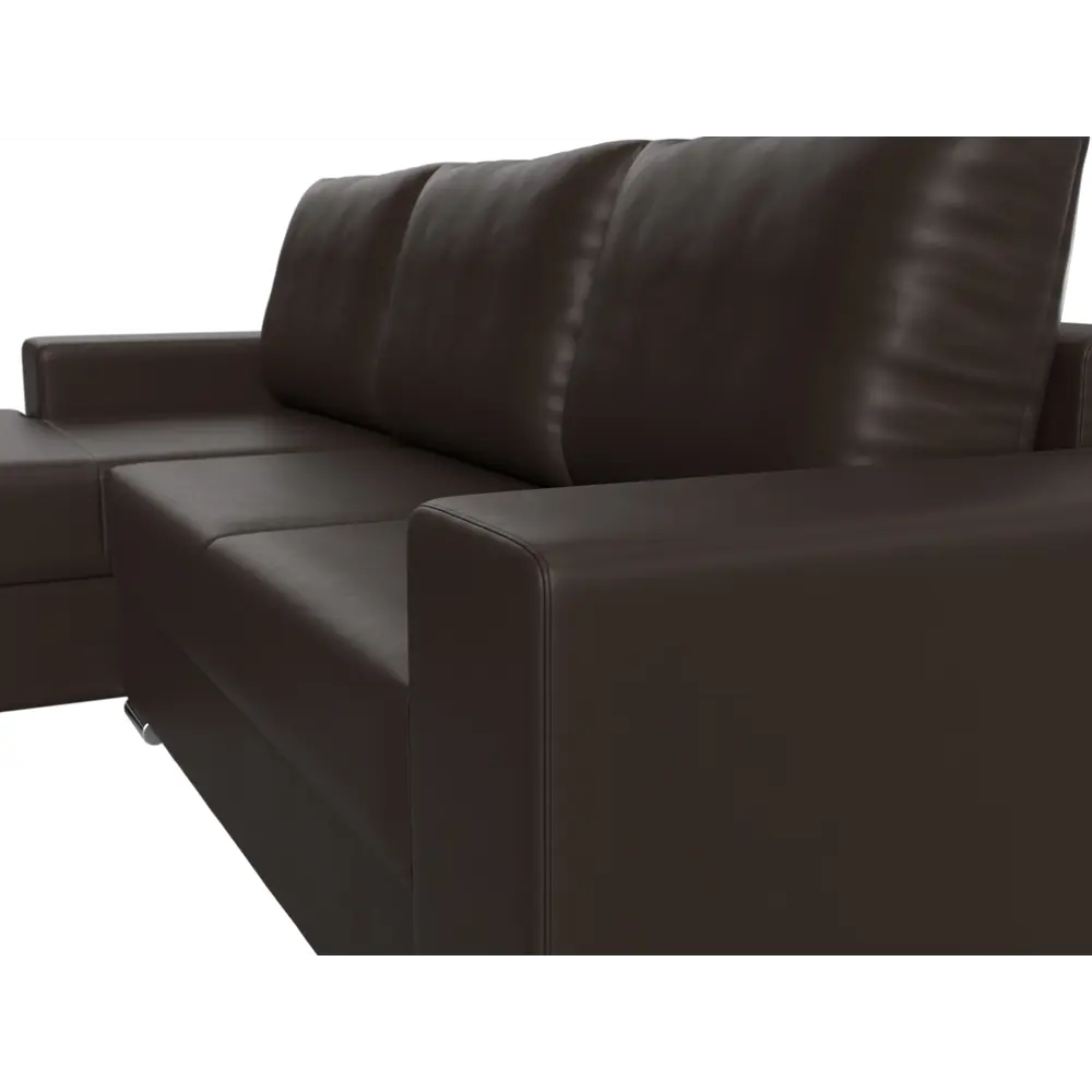 Фото 4 Диван Лига Диванов Дрезден 111810L 283x93x177 см искусственная кожа цвет коричневый Фото 4 Диван Лига Диванов Дрезден 111810L 283x93x177 см искусственная кожа цвет коричневый
