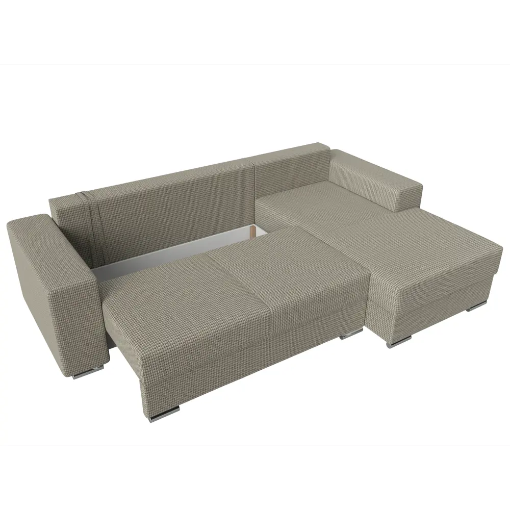 Фото 6 Диван Лига Диванов Дрезден 111803 283x93x177 см рогожка цвет бежевый Фото 6 Диван Лига Диванов Дрезден 111803 283x93x177 см рогожка цвет бежевый