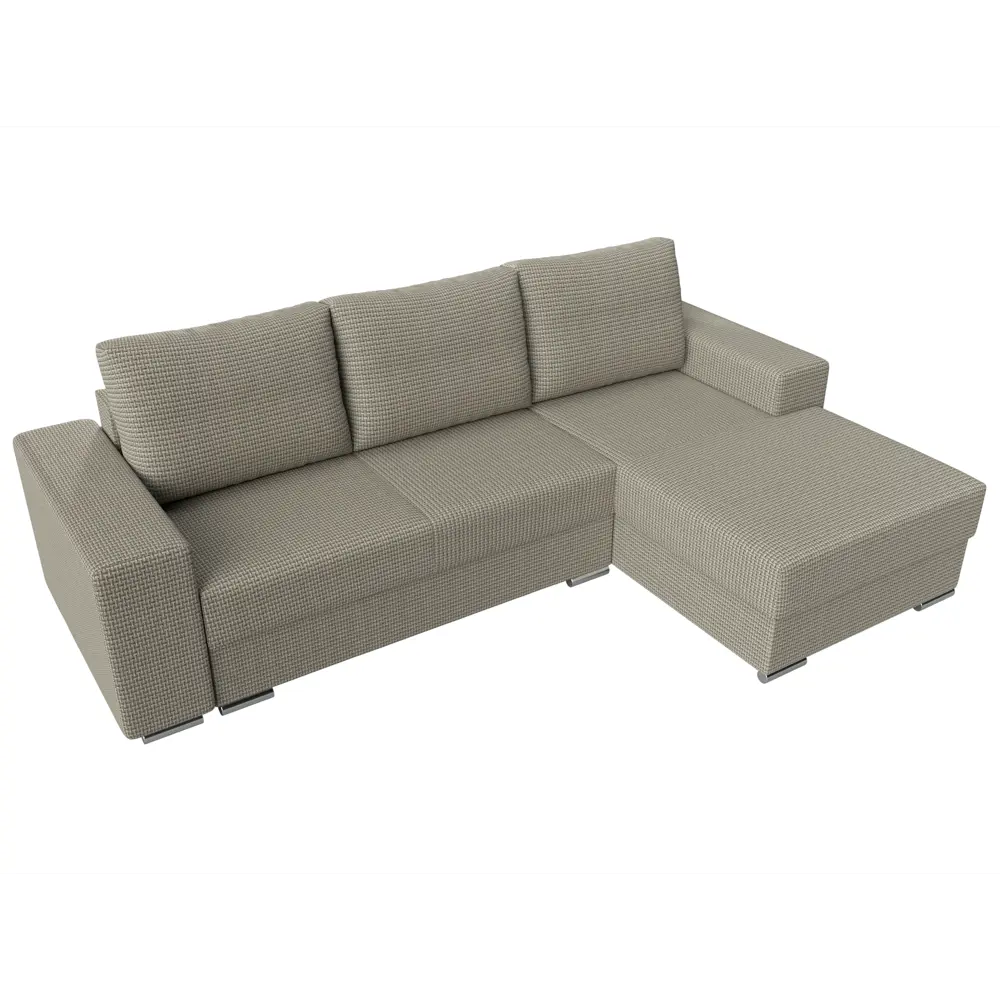 Фото 5 Диван Лига Диванов Дрезден 111803 283x93x177 см рогожка цвет бежевый