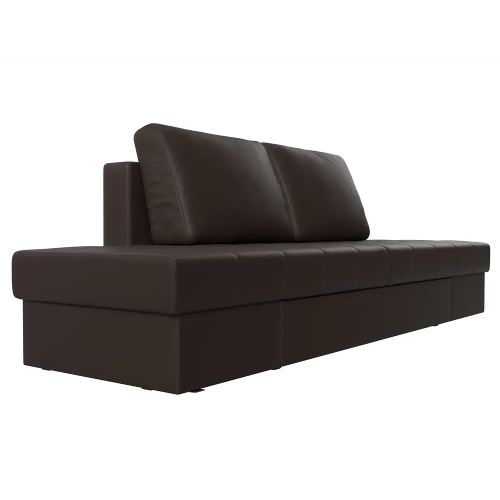 Фото 4 Диван Лига Диванов Сплит 101968 242x84x92 см искусственная кожа цвет коричневый Фото 4 Диван Лига Диванов Сплит 101968 242x84x92 см искусственная кожа цвет коричневый