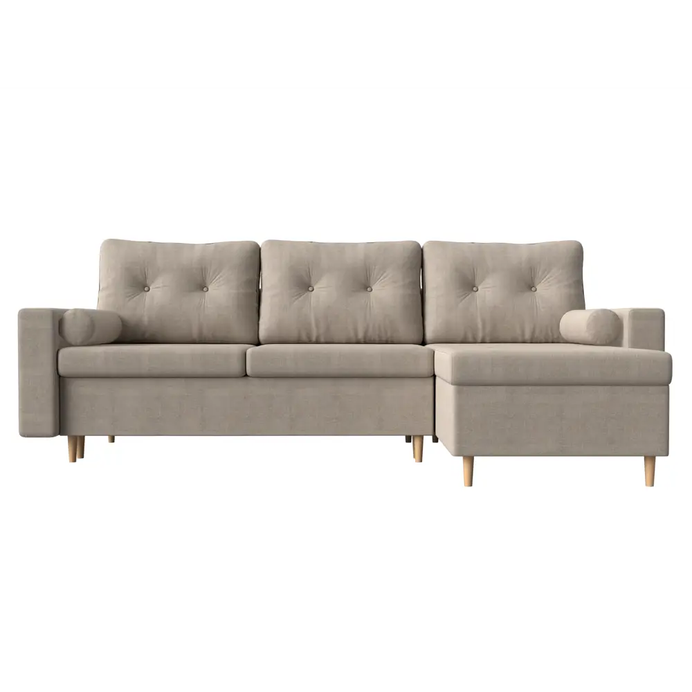 Фото 2 Диван Лига Диванов Белфаст 28727 225x93x148 см рогожка цвет бежевый