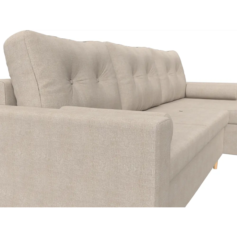 Фото 4 Диван Лига Диванов Белфаст 28727 225x93x148 см рогожка цвет бежевый