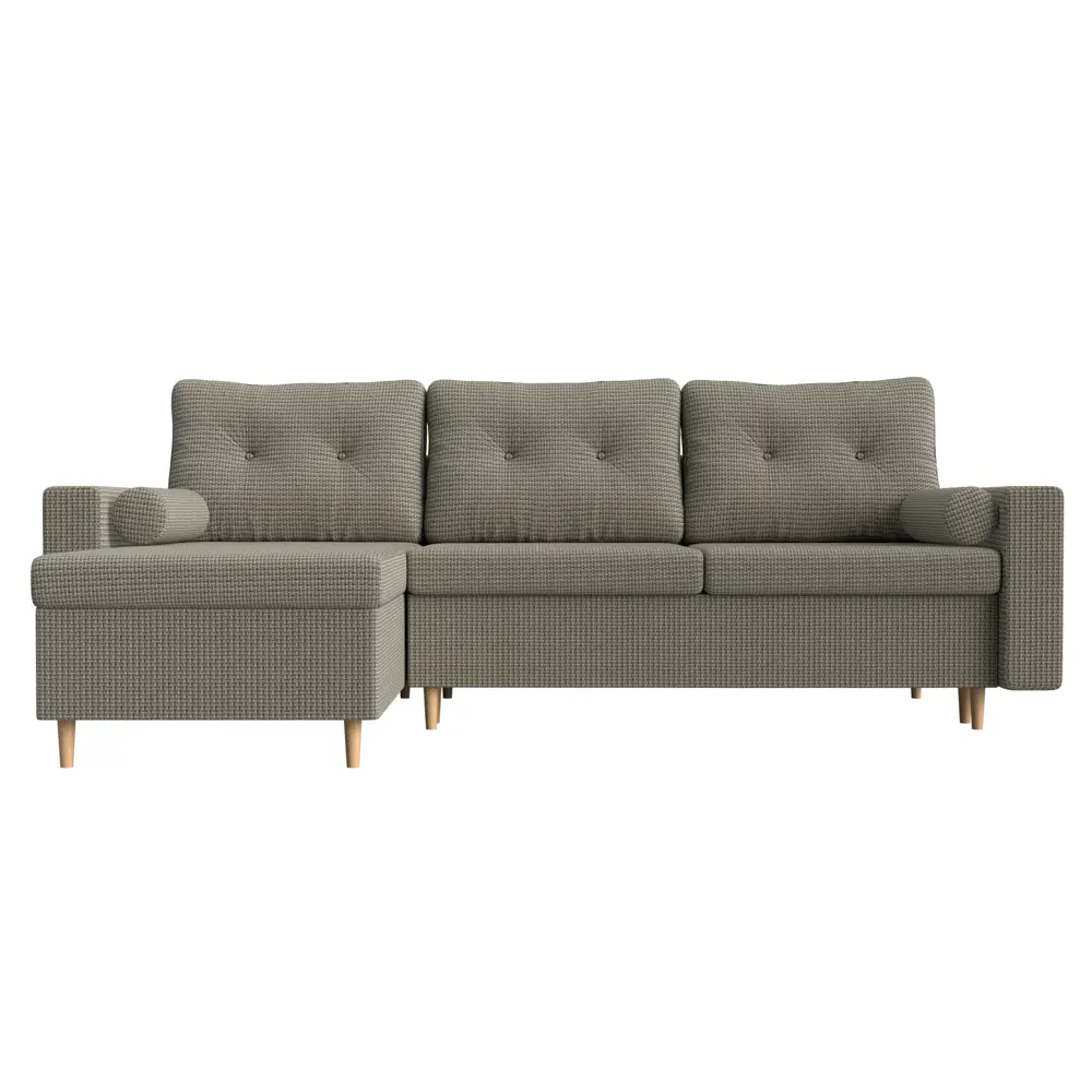 Фото 2 Диван Лига Диванов Белфаст 112248L 225x93x148 см рогожка цвет бежевый