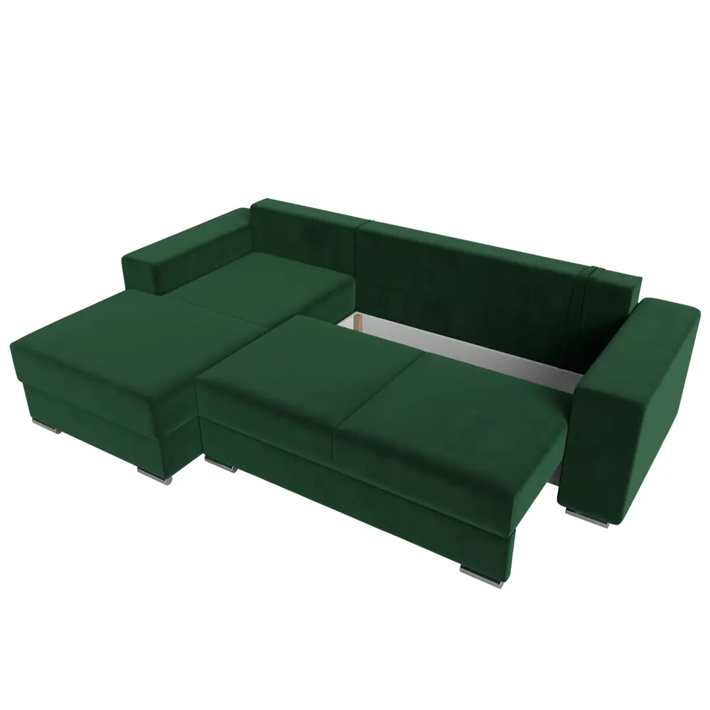 Фото 6 Диван Лига Диванов Дрезден 111789L 283x93x177 см велюр цвет зеленый