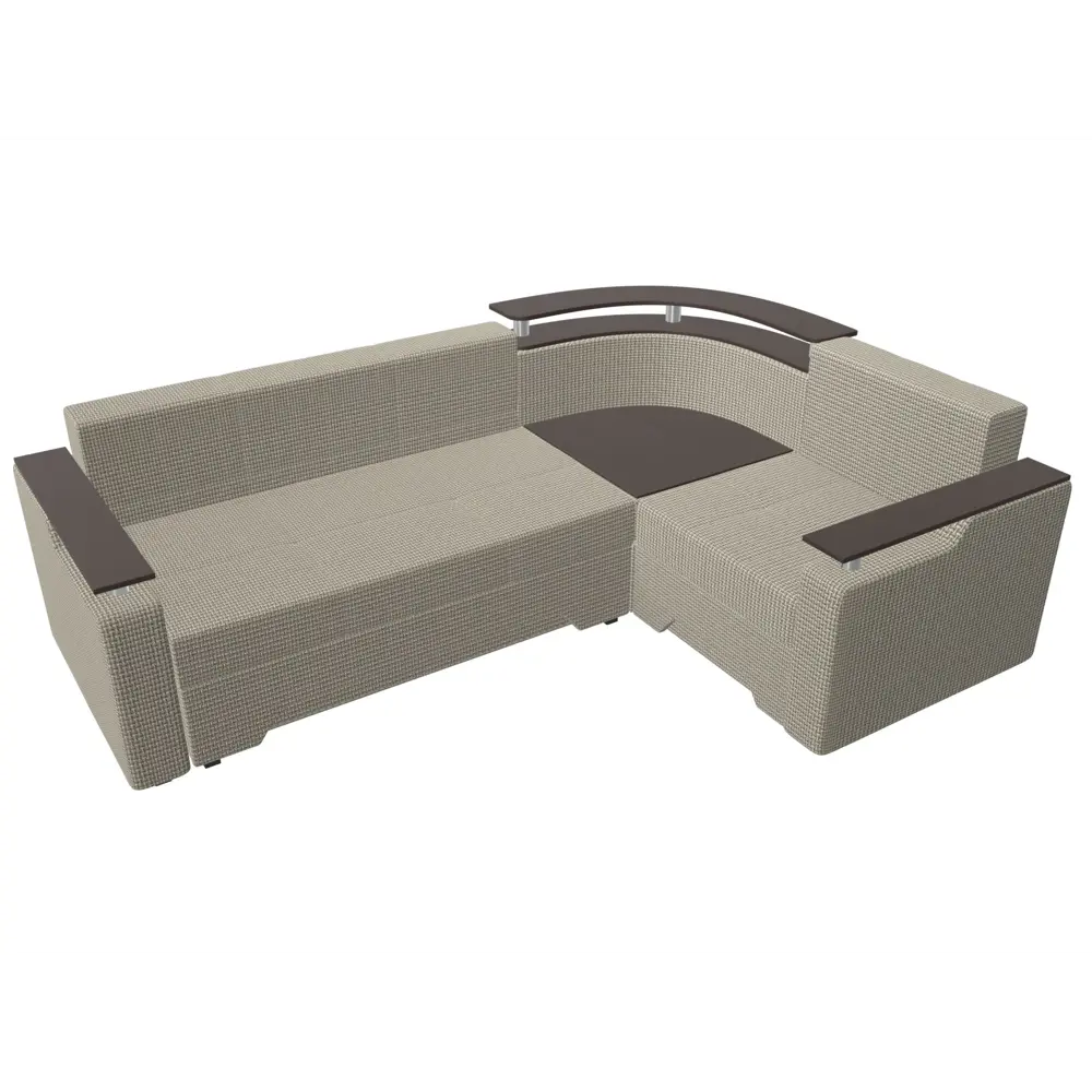 Фото 10 Диван Лига Диванов Комфорт 102610 254x80x178 см рогожка цвет бежевый Фото 10 Диван Лига Диванов Комфорт 102610 254x80x178 см рогожка цвет бежевый