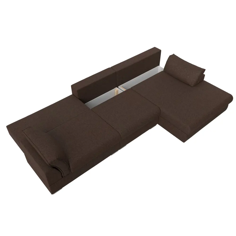 Фото 10 Диван Лига Диванов Пекин 118176 372x90x189 см рогожка цвет коричневый Фото 10 Диван Лига Диванов Пекин 118176 372x90x189 см рогожка цвет коричневый