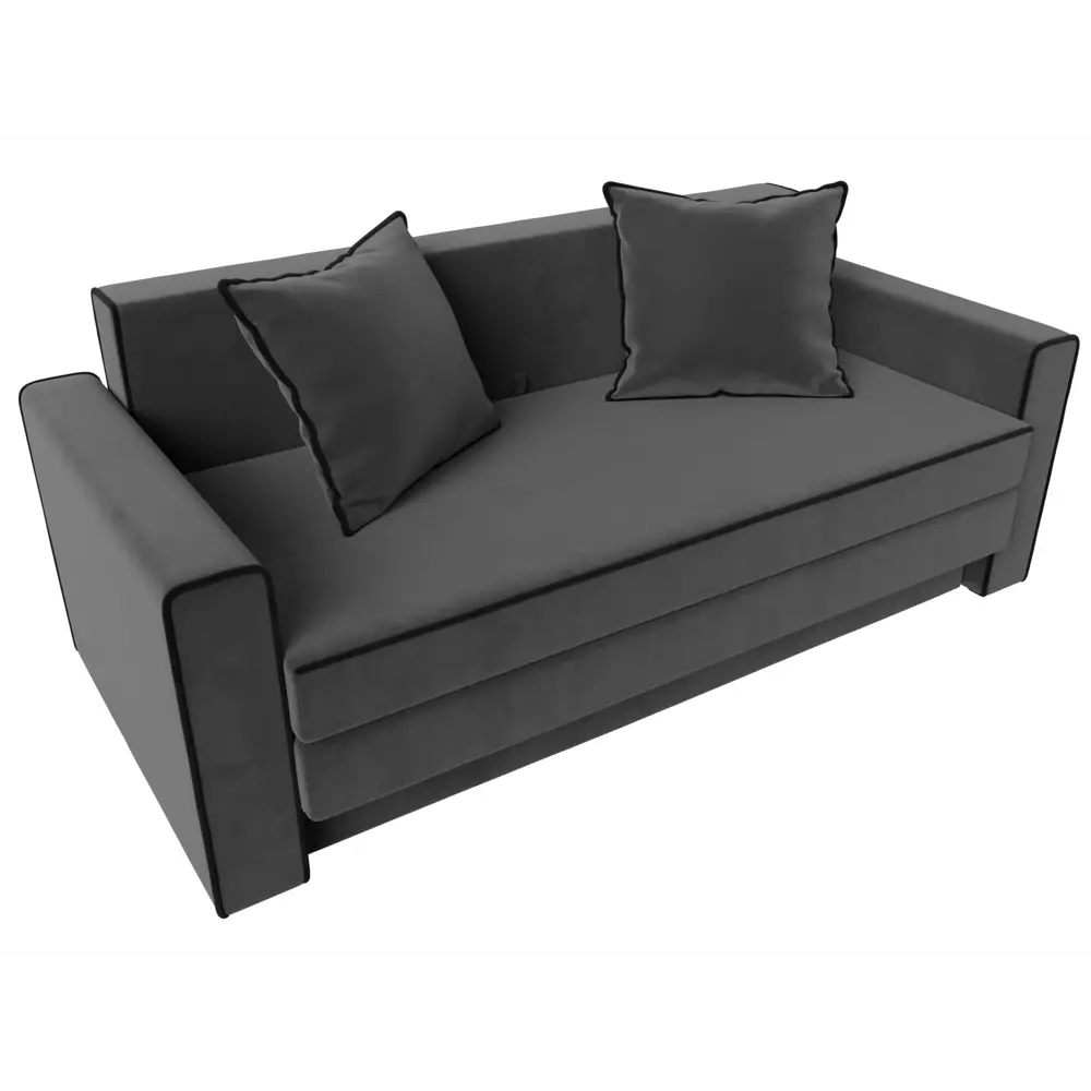 Фото 5 Диван Лига Диванов Лига-012 117541 158x78x87 см велюр цвет серый Фото 5 Диван Лига Диванов Лига-012 117541 158x78x87 см велюр цвет серый