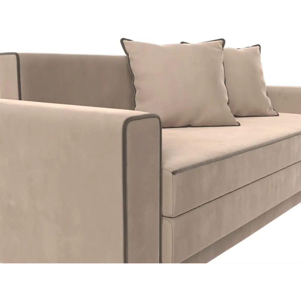 Фото 3 Диван Лига Диванов Лига-012 117536 158x78x87 см велюр цвет бежевый