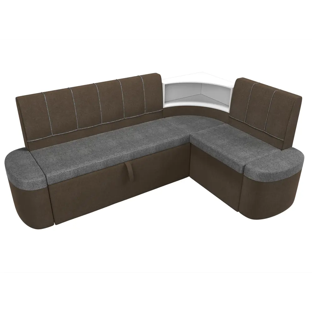 Фото 5 Диван Лига Диванов Тефида 107533 205x84x144 см рогожка цвет коричневый Фото 5 Диван Лига Диванов Тефида 107533 205x84x144 см рогожка цвет коричневый