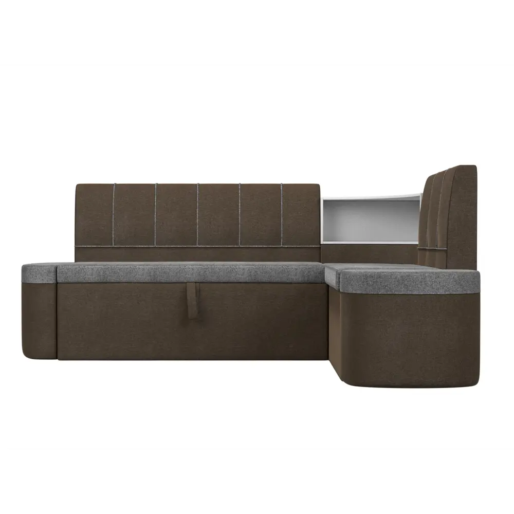 Фото 2 Диван Лига Диванов Тефида 107533 205x84x144 см рогожка цвет коричневый Фото 2 Диван Лига Диванов Тефида 107533 205x84x144 см рогожка цвет коричневый