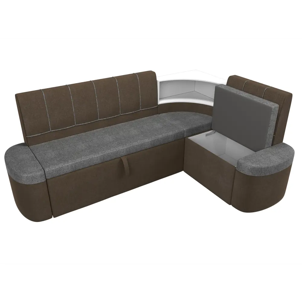 Фото 7 Диван Лига Диванов Тефида 107533 205x84x144 см рогожка цвет коричневый Фото 7 Диван Лига Диванов Тефида 107533 205x84x144 см рогожка цвет коричневый