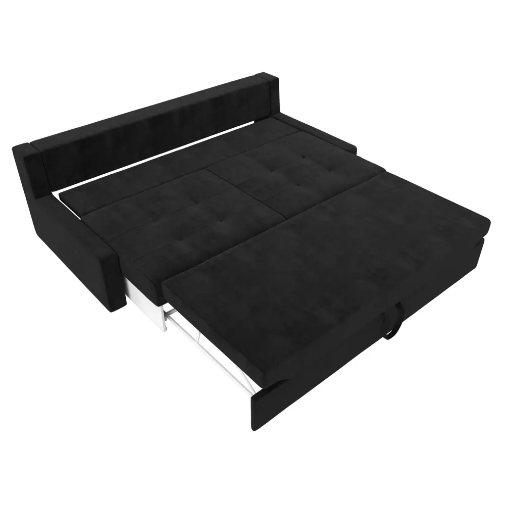 Фото 8 Диван Лига Диванов Мартин 110998 178x95x93 см велюр цвет черный