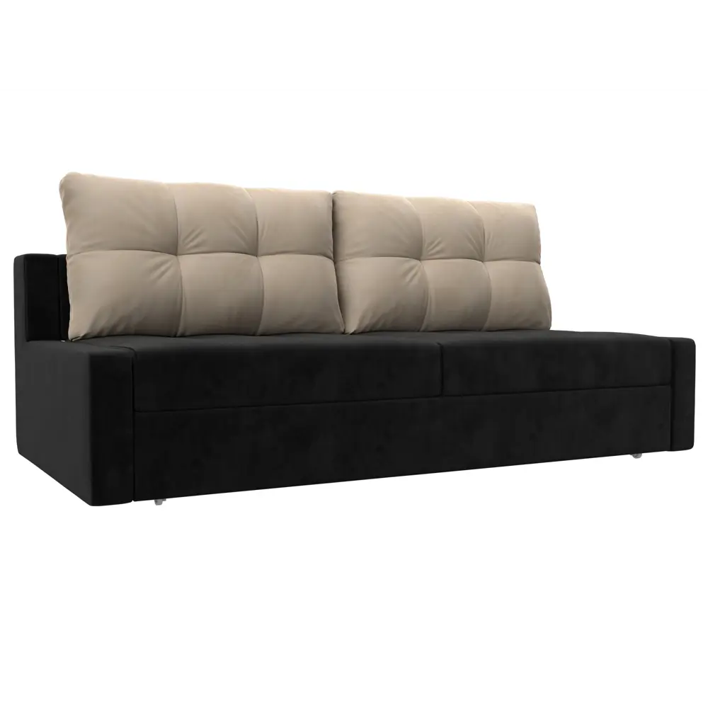 Фото Диван Лига Диванов Мартин 110998 178x95x93 см велюр цвет черный