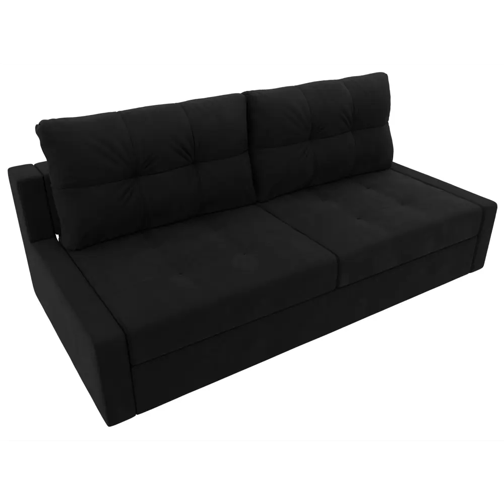 Фото 6 Диван Лига Диванов Мартин 111008 178x95x93 см вельвет цвет черный