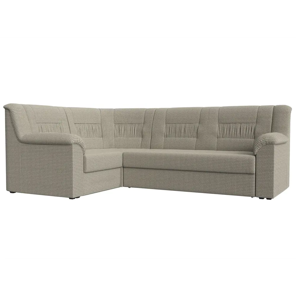 Фото Диван Лига Диванов Карелия 113348L 240x90x170 см рогожка цвет бежевый