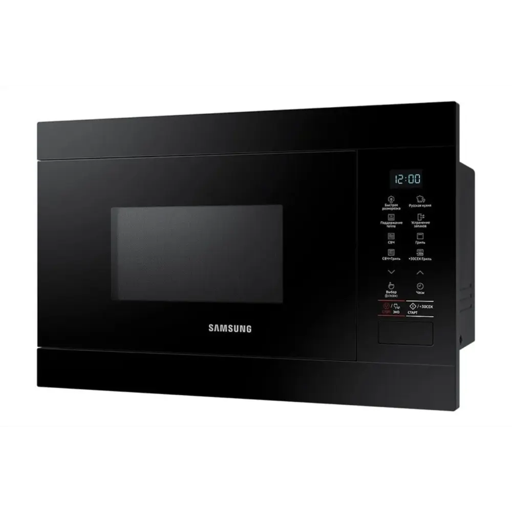 Фото 2 Микроволновая печь встраиваемая Samsung Mg22M8054Ak/Bw 22 л 59.50x38x32 см цвет черный Фото 2 Микроволновая печь встраиваемая Samsung Mg22M8054Ak/Bw 22 л 59.50x38x32 см цвет черный