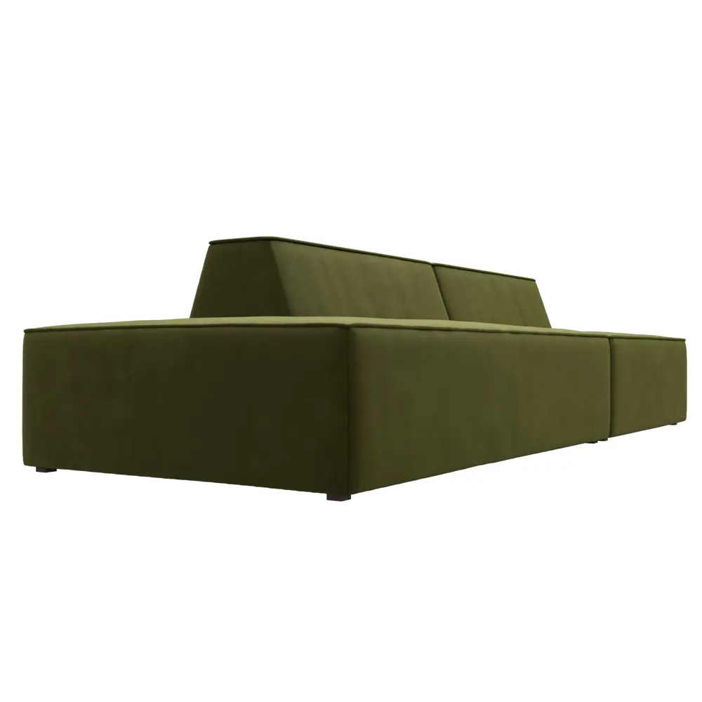 Фото 5 Диван Лига Диванов Монс 119468L 280x70x110 см вельвет цвет зеленый